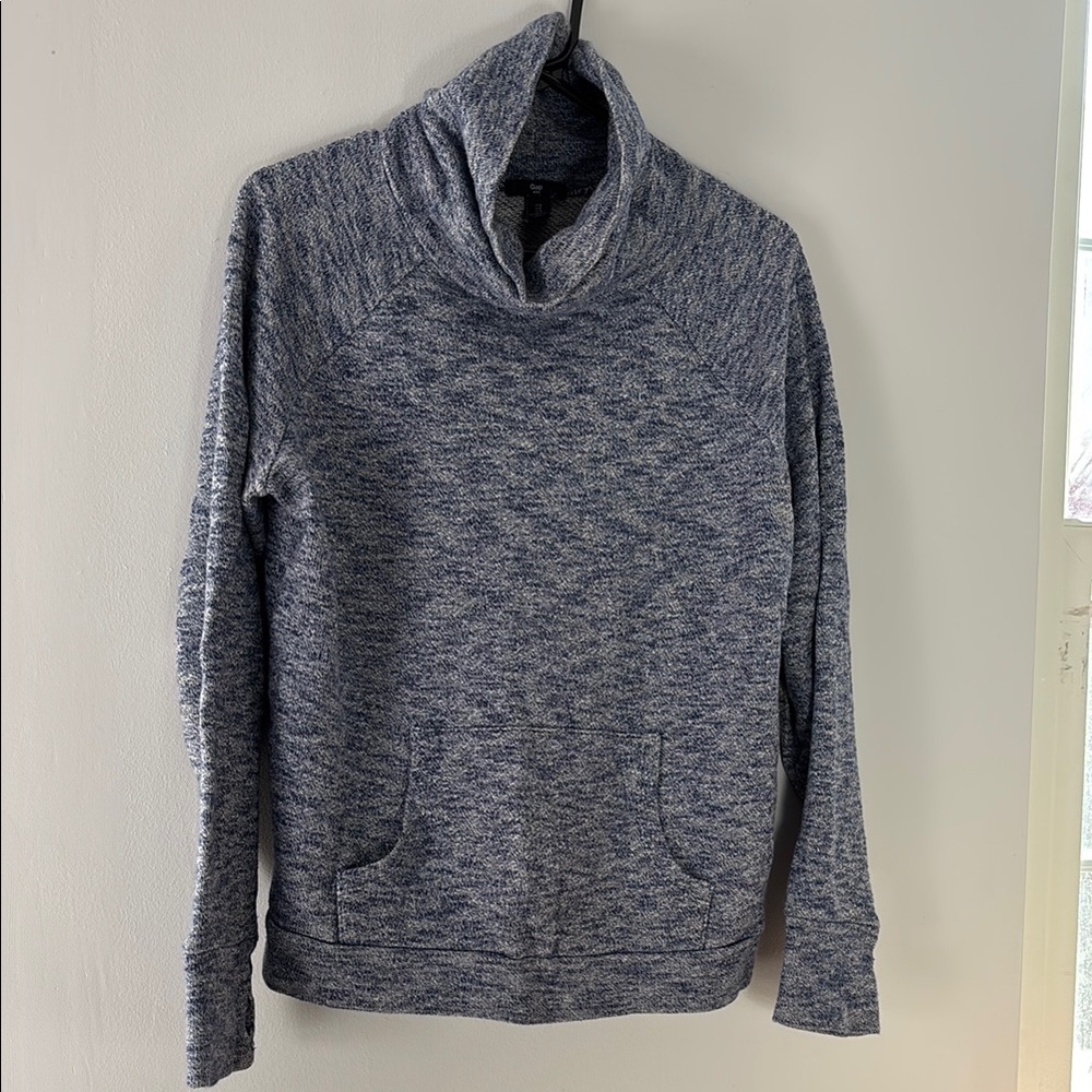 Super soft blue heathered sweater